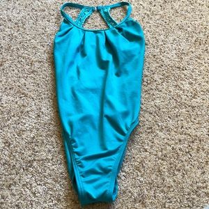 Motionwear teal leotard